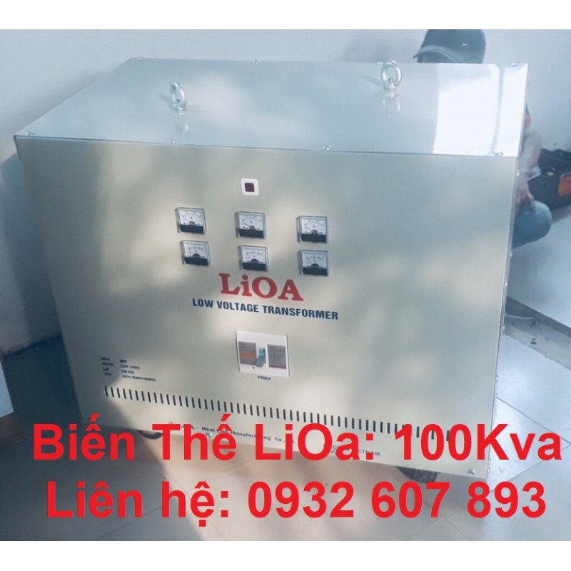 BIẾN THẾ LIOA 100KVA - 3PHA 380V - 220V/200V