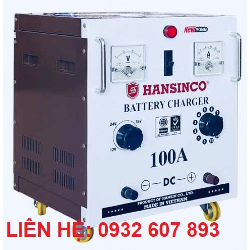 MÁY SẠC DÂY ĐỒNG HANSINCO 100A/ 12V-48V DC