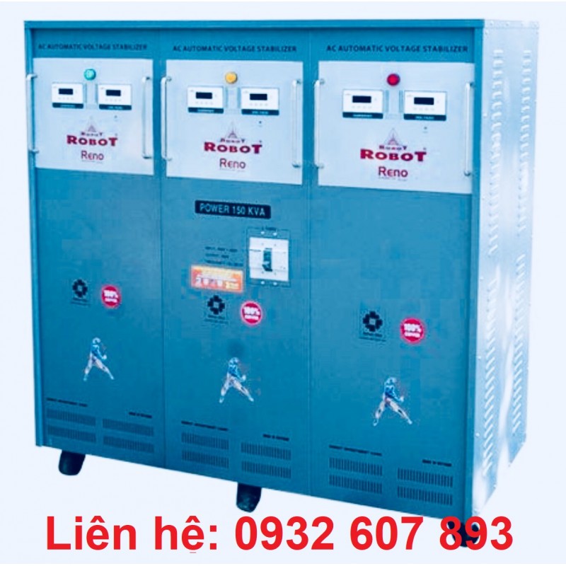 ỔN ÁP ROBOT 150KVA/380V- 3PHA RENO