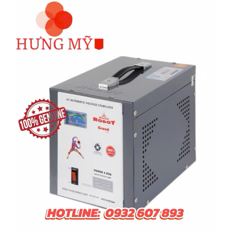 Ổn áp Robot 1 pha SP09 2KVA Cao Cấp