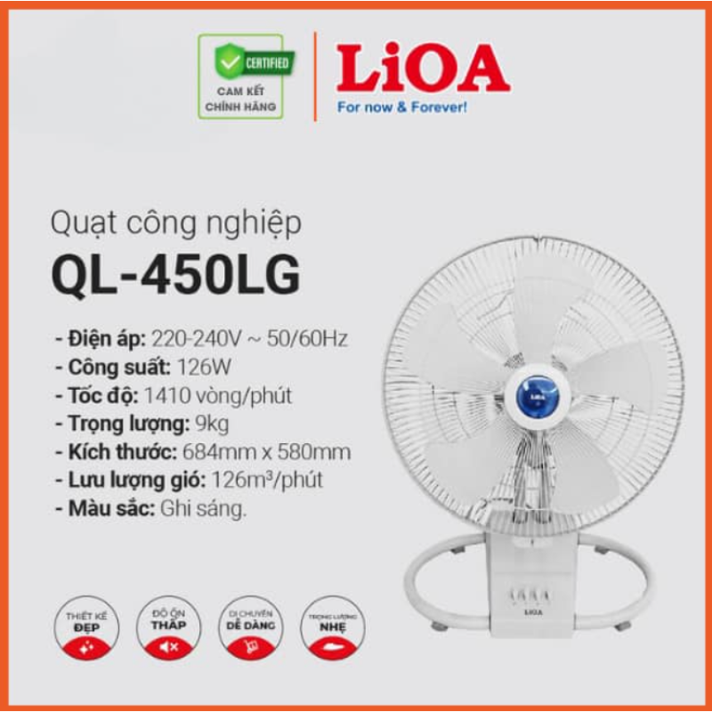 QUẠT SÀN LIOA - CÔNG NGHIỆP CHUYÊN DỤNG - NHÀ HÀNG - KHÁCH SẠN