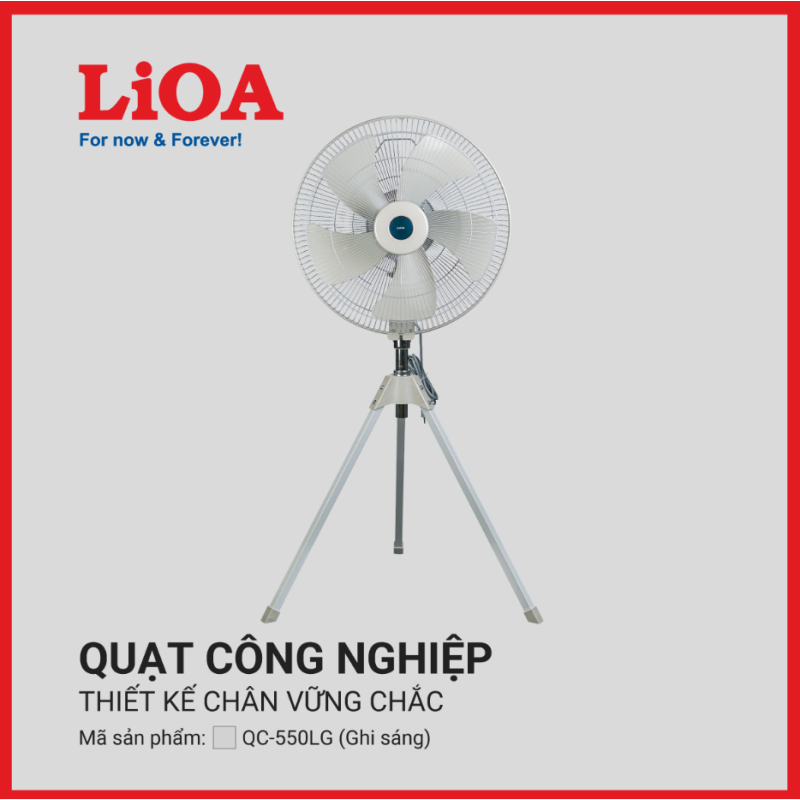 QUẠT ĐỨNG LIOA 3 CHÂN CÔNG NGHIỆP