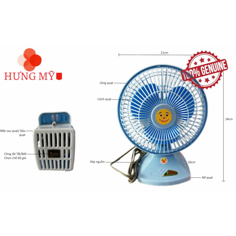 Quạt bàn Lifan B-106 Mini Cao Cấp