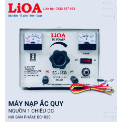 LiOa Máy NẠP ẮC QUY  15A-30A DÒNG 12V~48V DC
