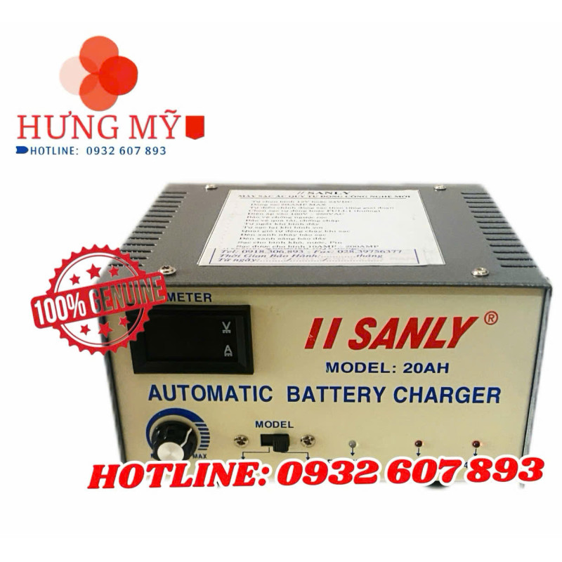 SẠC TỰ ĐỘNG SANLY 20A (12VDC - 24VDC)