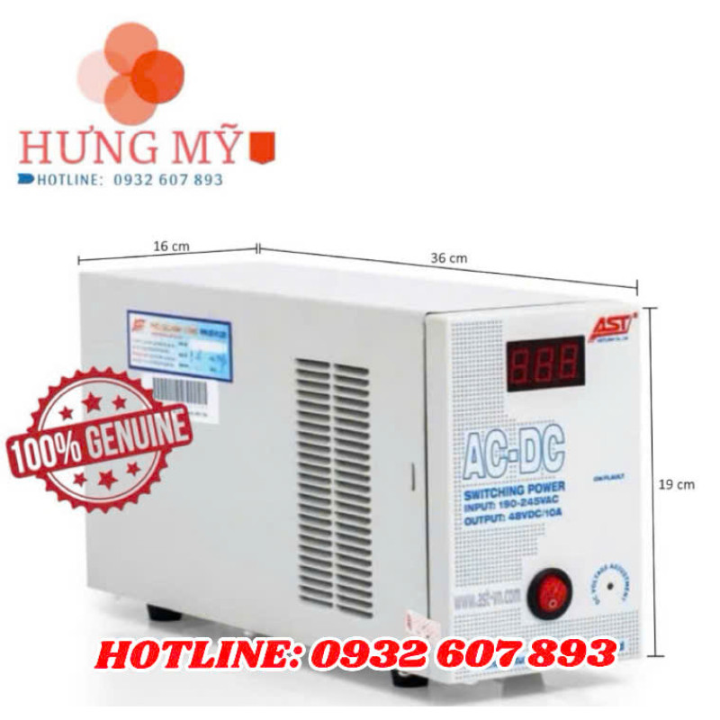 SẠC TỰ ĐỘNG 10A-48V AST (SWITCHING POWER)