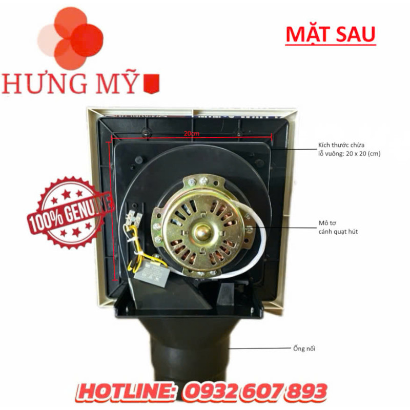 Quạt Hút ASIA-V04001- Gắn Trần