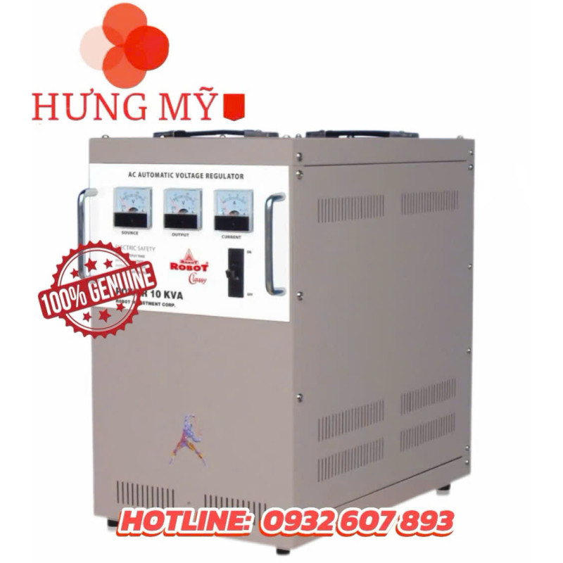 ỔN ÁP ROBOT - 10Kva Dây Đồng-CLASSY SERIES