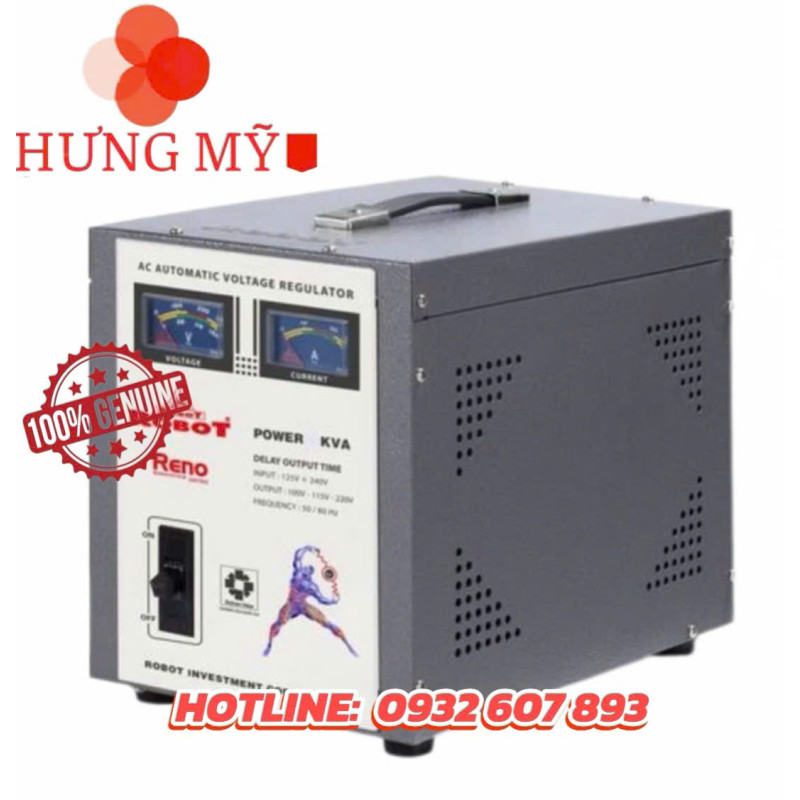 ỔN ÁP ROBOT - 3Kva 220V-110V - 1Pha RENO