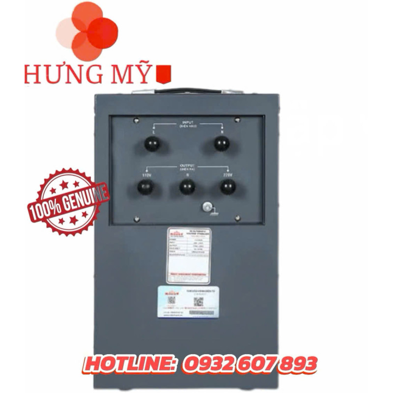 Ổn áp Robot 1 pha 12.5KVA Cao 
