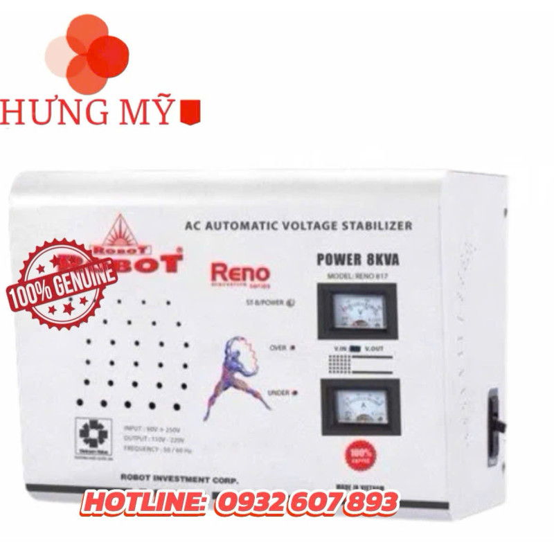 Ổn Áp Robot 8Kva Treo Tường