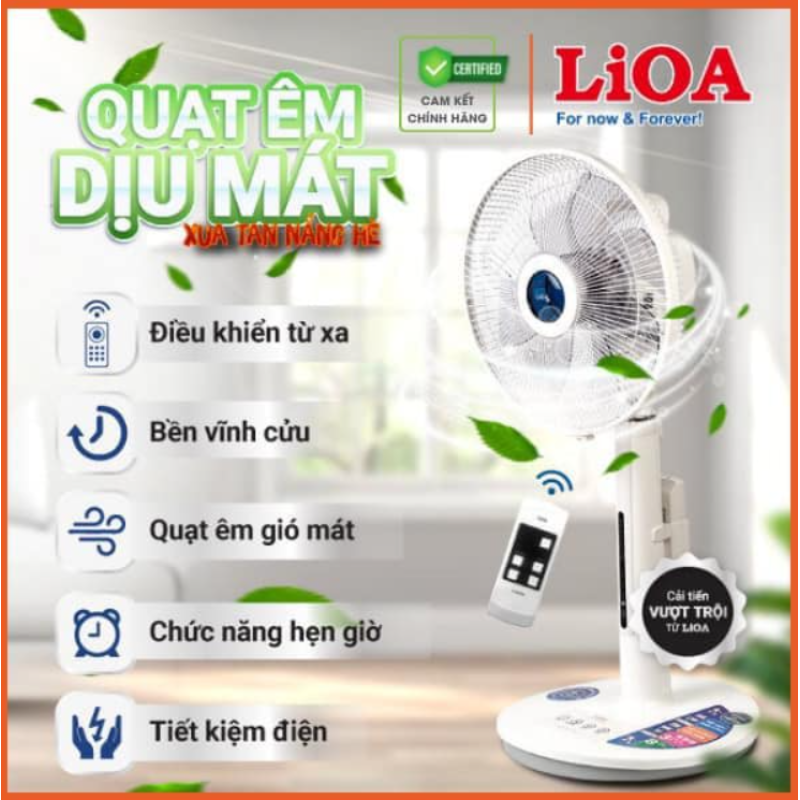 QUẠT LỬNG LIOA - ĐIỀU KHIỂN REMOTE TỪ X...