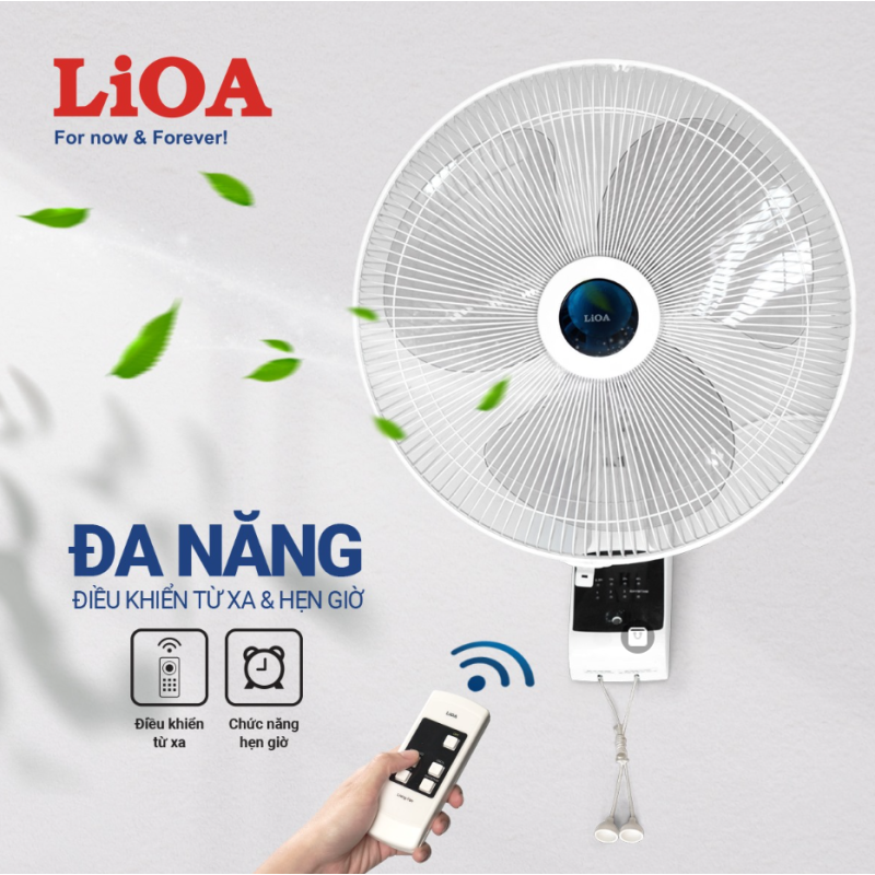 QUẠT TREO TƯỜNG ĐIỀU KHIỂN TỪ XA