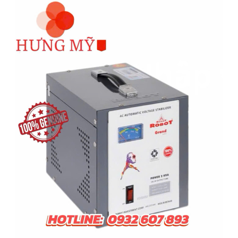Ổn áp Robot 1 pha SP09 2KVA Cao Cấp