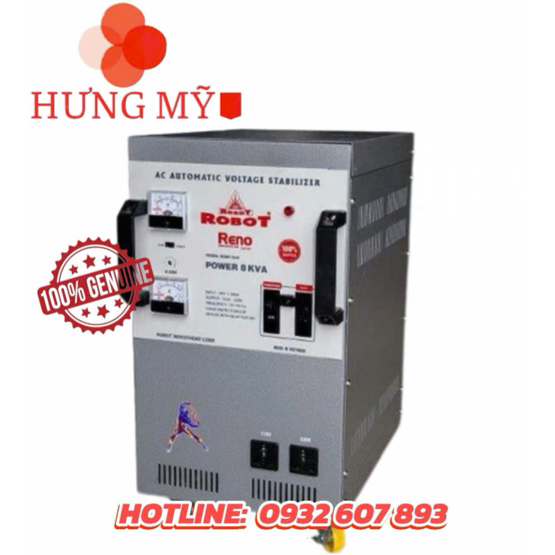 ỔN ÁP ROBOT - 8KVA 220V-110V 1PHA RENO