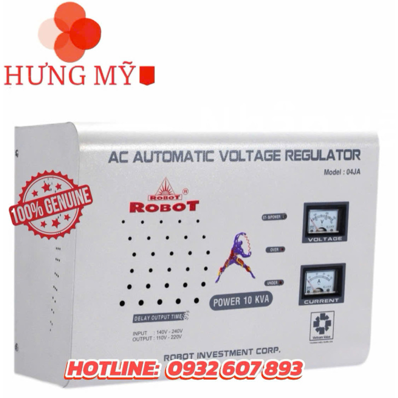 Ổn Áp Robot 10Kva Treo Tường